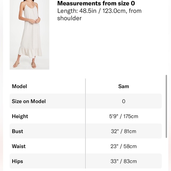 NWOT Sundry Vneck Strap Maxi Dress - Picture 6 of 11